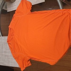 Orange athletic shirt